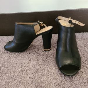 Marc Fisher Peep Toe Booties Size 8